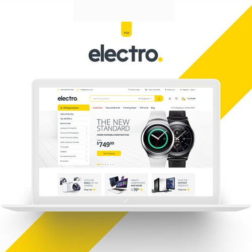 Electro Electronics Store Theme