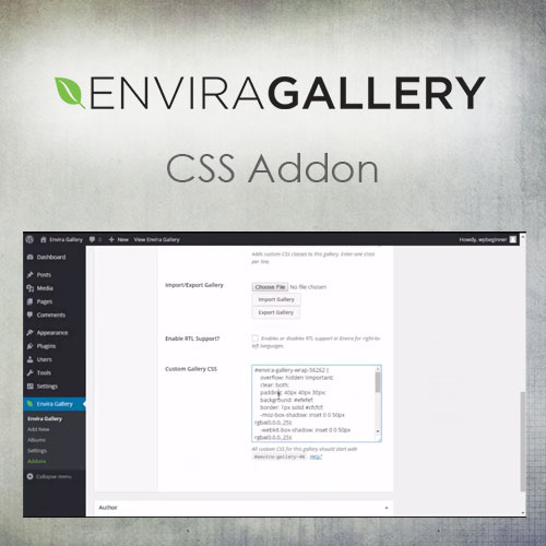 Envira Gallery CSS Addon