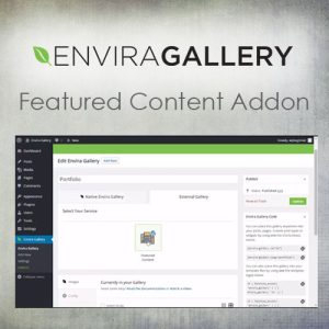 Envira Gallery Featured Content Addon